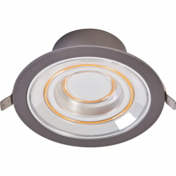 Светильник даунлайт Ledvance LED 7Вт 650Лм 2700K 166мм Decor Filament Downlight Echo алюминий (4058075833951)
