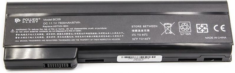 Акумулятор PowerPlant для HP EliteBook 8460w Series (628369-421, HP8460LP) 11.1В 7800 мАч (NB460939)