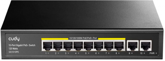 Коммутатор Cudy GS1010PE  Коммутатор Cudy GS1010PE