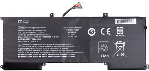 Акумулятор PowerPlant для ноутбуків HP Envy 13 2017 Series (AB06XL) 7.7V 3600mAh (NB461646)