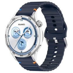 Ремінець BeCover Ribbed Tape для Samsung Galaxy Watch Active/Active 2 (40/44mm) / Gear S2/S2 Classic / Gear Sport (714251) Deep Blue
