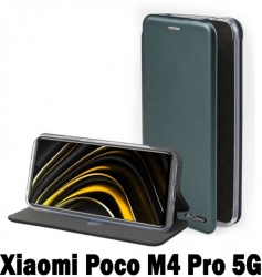 Чохол-книжка BeCover Exclusive для Xiaomi Poco M4 Pro 5G (707925) Dark Green