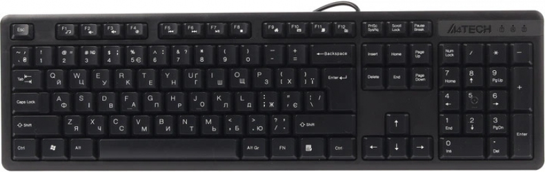 Клавиатура проводная A4Tech KK-3 USB Black