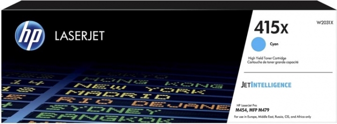 Картридж HP No.415X M479/454 (W2031X) Cyan 