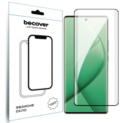 Захисне скло Becover EDGE для Tecno Spark 20 Pro Plus (KJ7) (712348) Black Захисне скло Becover EDGE для Tecno Spark 20 Pro Plus (KJ7) (712348) Black