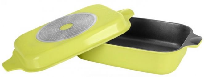 Гусятница Ringel Zitrone с крышкой сковородой-гриль 6+3л (RG-2108-34) Гусятница Ringel Zitrone с крышкой сковородой-гриль 6+3л (RG-2108-34)