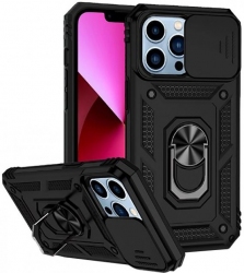 Панель BeCover Military для Apple iPhone 14 Pro Max (708176) Black