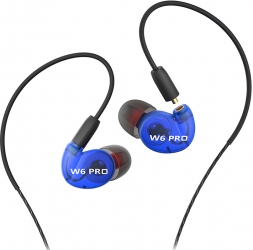 Наушники QKZ W6 pro Blue Наушники QKZ W6 pro Blue