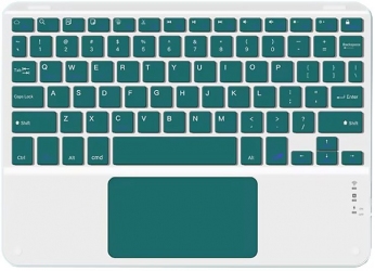Клавиатура беспроводная BeCover with TouchPad (245х180 мм) Bluetooth English/Ukrainian (713404) Dark Green