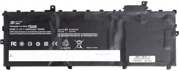 Аккумулятор PowerPlant для Lenovo IdeaPad Y470 (L10F6F01) 11.1 V 5200 mAh (NB481637)