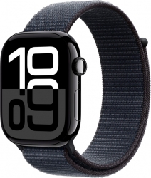 Apple Watch Series 10 GPS 46mm Jet Black Aluminium Case with Ink Sport Loop (MWWR3QH/A) Apple Watch Series 10 GPS 46mm Jet Black Aluminium Case with Ink Sport Loop (MWWR3QH/A)