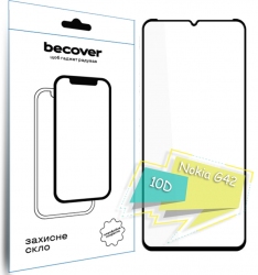 Захисне скло BeCover для Nokia G42 10D (711555) Black