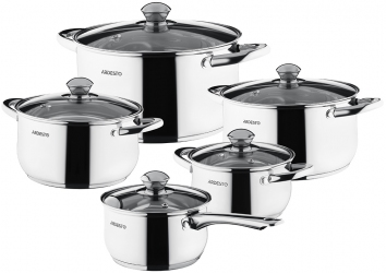 Набір посуду Ardesto Gemini Gourmet 10 предметів (AR1910PS)