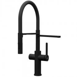 Смеситель кухонный Elleci Ventum 86 pure black