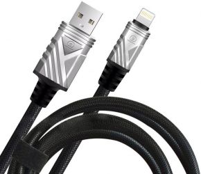 Кабель USB WUW X63 lightning 3m 2.4A Black Кабель USB WUW X63 lightning 3m 2.4A Black