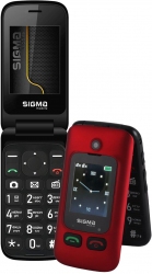 Мобильный телефон Sigma mobile Comfort 50 Shell DUO Type-C Red-Black
