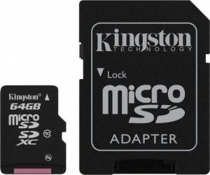 Карта памяти Kingston MicroSDXC G2 64GB Class 10 + SD-adapter (SDC10G2/64GB) Карта памяти Kingston MicroSDXC G2 64GB Class 10 + SD-adapter (SDC10G2/64GB)