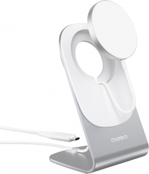 Магнітний бездротовий зарядний пристрій CHOETECH 15 Вт Wireless Charger+Holder (T518-F+H046) Магнітний бездротовий зарядний пристрій CHOETECH 15 Вт Wireless Charger+Holder (T518-F+H046)