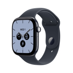 Apple Watch Series 12 GPS + Cellular 46mm Night Blue Ceramic Case with Navy Blue Sport Band - S/M (MJH34RK/A)
