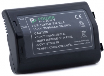 Aккумулятор PowerPlant для Nikon EN-EL4 (DV00DV1039) Aккумулятор PowerPlant для Nikon EN-EL4 (DV00DV1039)