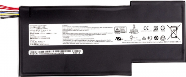 Аккумулятор PowerPlant для MSI GS63VR (BTY-M6K) 11.4V 4600mAh
