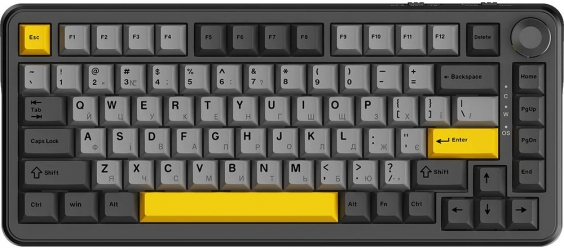 Клавіатура дротова Ajazz Ajazz AK820 Max Magnetic Switch (AK820MAX-WM-BGY) Black 