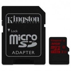 Карта памяти Kingston MicroSDHC 32GB Class 10 UHS-I U3 + SD-adapter (SDCA3/32GB) Карта памяти Kingston MicroSDHC 32GB Class 10 UHS-I U3 + SD-adapter (SDCA3/32GB)