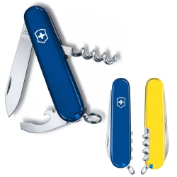 Складной нож Victorinox WAITER UKRAINE сине-желтый 0.3303.2.8