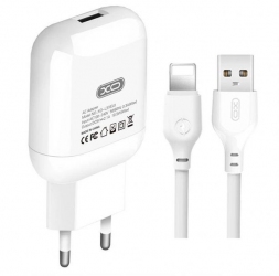 Сетевое зарядное устройство XO L37 1USB 2.1A Lightning cable White Сетевое зарядное устройство XO L37 1USB 2.1A Lightning cable White