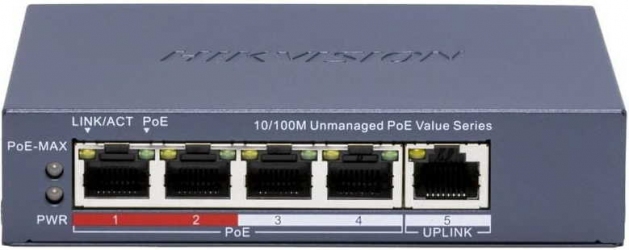 Комутатор Hikvision DS-3E0105P-E/M(C) POE