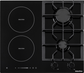 Варочная поверхность комбинированная INTERLINE HCV 560 KGF BA Варочная поверхность комбинированная INTERLINE HCV 560 KGF BA