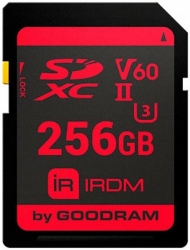 Карта памяти GOODRAM SDXC 256Gb IRDM V60 UHS-II U3 (IR-S6B0-2560R11) Карта памяти GOODRAM SDXC 256Gb IRDM V60 UHS-II U3 (IR-S6B0-2560R11)