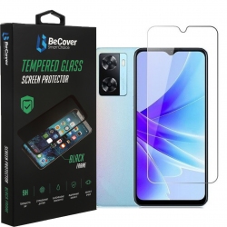 Защитное стекло BeCover для Oppo A57s (708550) Black