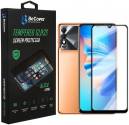 Захисне скло Becover для Tecno Spark 8T (707328) Black Захисне скло Becover для Tecno Spark 8T (707328) Black