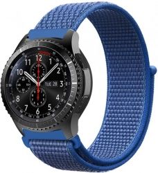 Ремешок BeCover Nylon Style для Samsung Galaxy Watch 42mm/Watch Active/Active 2 40/44mm/Watch 3 41mm/Gear S2 Classic/Gear Sport (705818) Blue