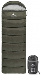 Спальный мешок с капюшоном Naturehike U150 NH20MSD07 Left Green Спальный мешок с капюшоном Naturehike U150 NH20MSD07 Left Green