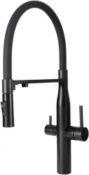 Смеситель кухонный INTERLINE Lixio Neo Mix Matt Black