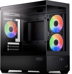 Корпус AeroCool P300D Digi-G-BK-v1 (ACCS-PN05033.11) Black 
