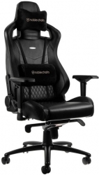 Кресло геймерское NOBLECHAIRS Epic Series Real Leather (NBL-RL-BLA-001) Black 