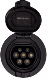 Розетка Duosida для зарядной станции электромобиля Type 2 (Female), 32 A, 3-фазная (EV200238) Розетка Duosida для зарядной станции электромобиля Type 2 (Female), 32 A, 3-фазная (EV200238)