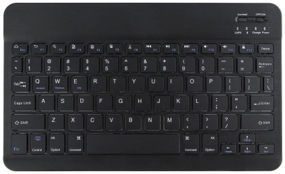 Клавиатура беспроводная BeCover English/Ukrainian (245×150 мм) (713405) Black