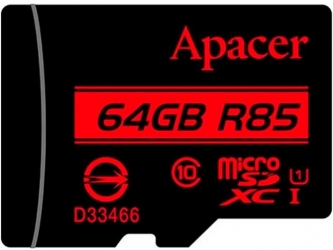 Карта памяти Apacer microSDXC 64GB UHS-I Class 10 (AP64GMCSX10U5-RA) Карта памяти Apacer microSDXC 64GB UHS-I Class 10 (AP64GMCSX10U5-RA)