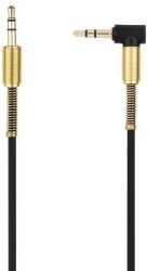 Аудиокабель Gelius AUX 1m (боковой) Black