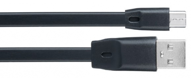 Кабель Optima Flat Speed MicroUSB (C-014) Black