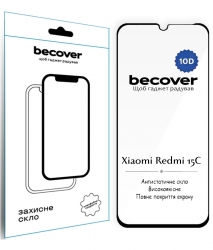 Захисне скло BeCover для Xiaomi Redmi 15C 4G/5G 10D (713908) Black