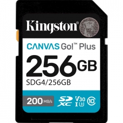 Карта памяти Kingston Canvas Go! Plus SDXC 256GB UHS-I U3 V30 (SDG4/256GB)