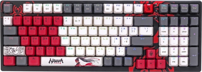 Клавіатура провідна A4Tech Bloody S98 Naraka BLMS USB Black/White/Red