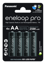 Аккумулятор Panasonic Eneloop Pro AA 2500 mAh 4BP+Case (BK-3HCDEC4CP)