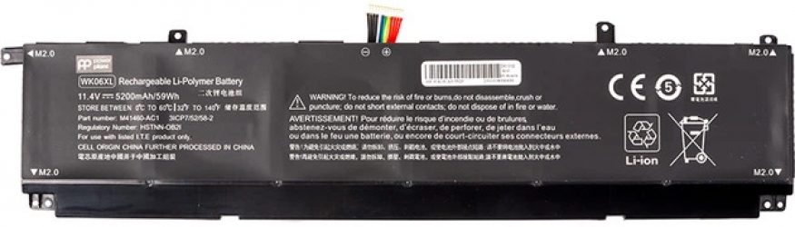 Аккумулятор PowerPlant для HP 7 Series 17-CK (WK06XL) 11.4V 5200mAh (NB462414)