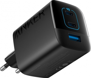 Сетевое зарядное устройство Anker PowerPort 336 67W 2xPD & 1xPIQ PPS (A2674G11) Black 